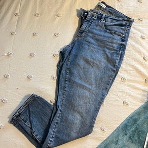 Loft Curvy Skinny Crop Jeans